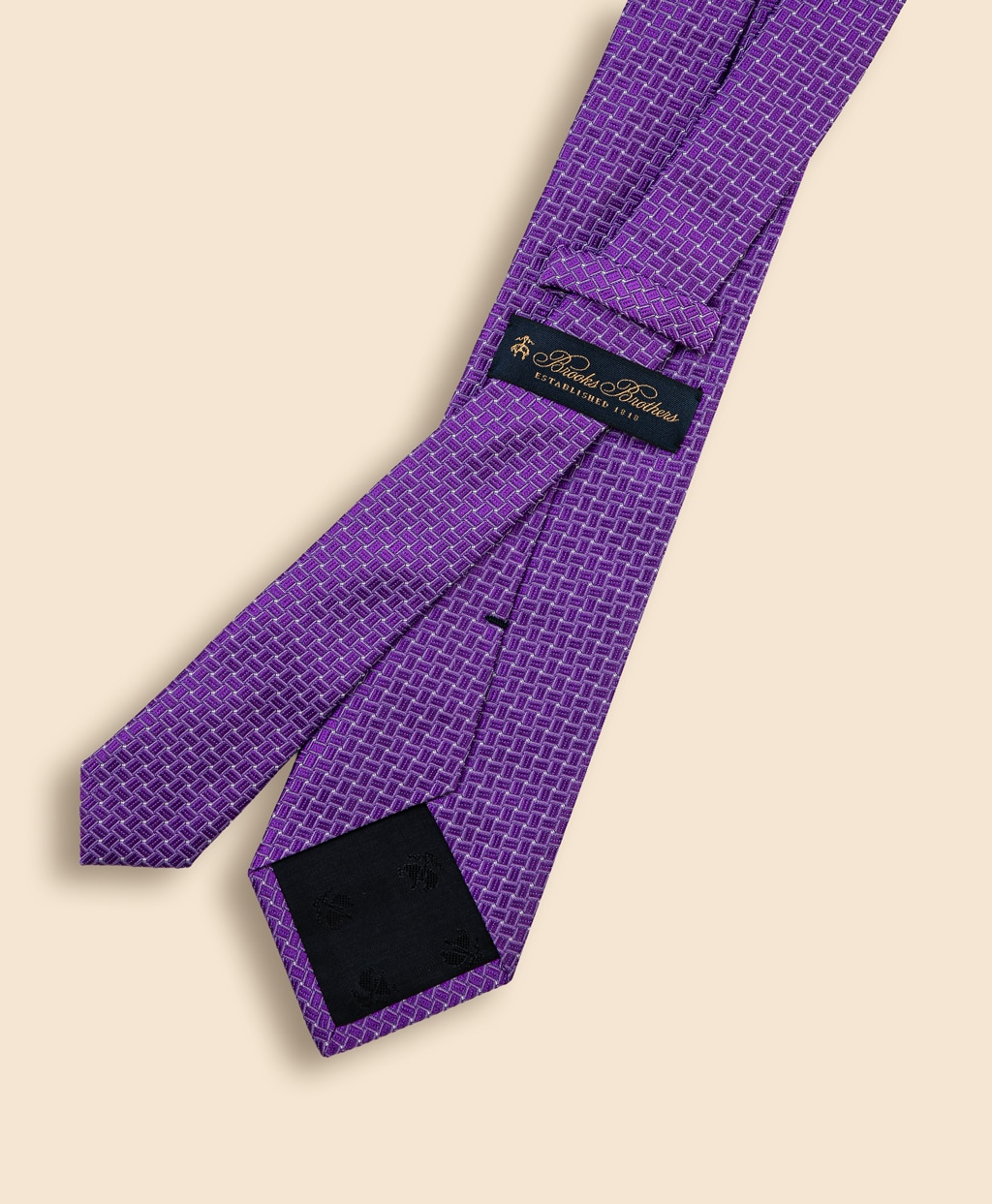 シルク テクスチャーソリッド ジャカードタイ | Brooks Brothers Japan