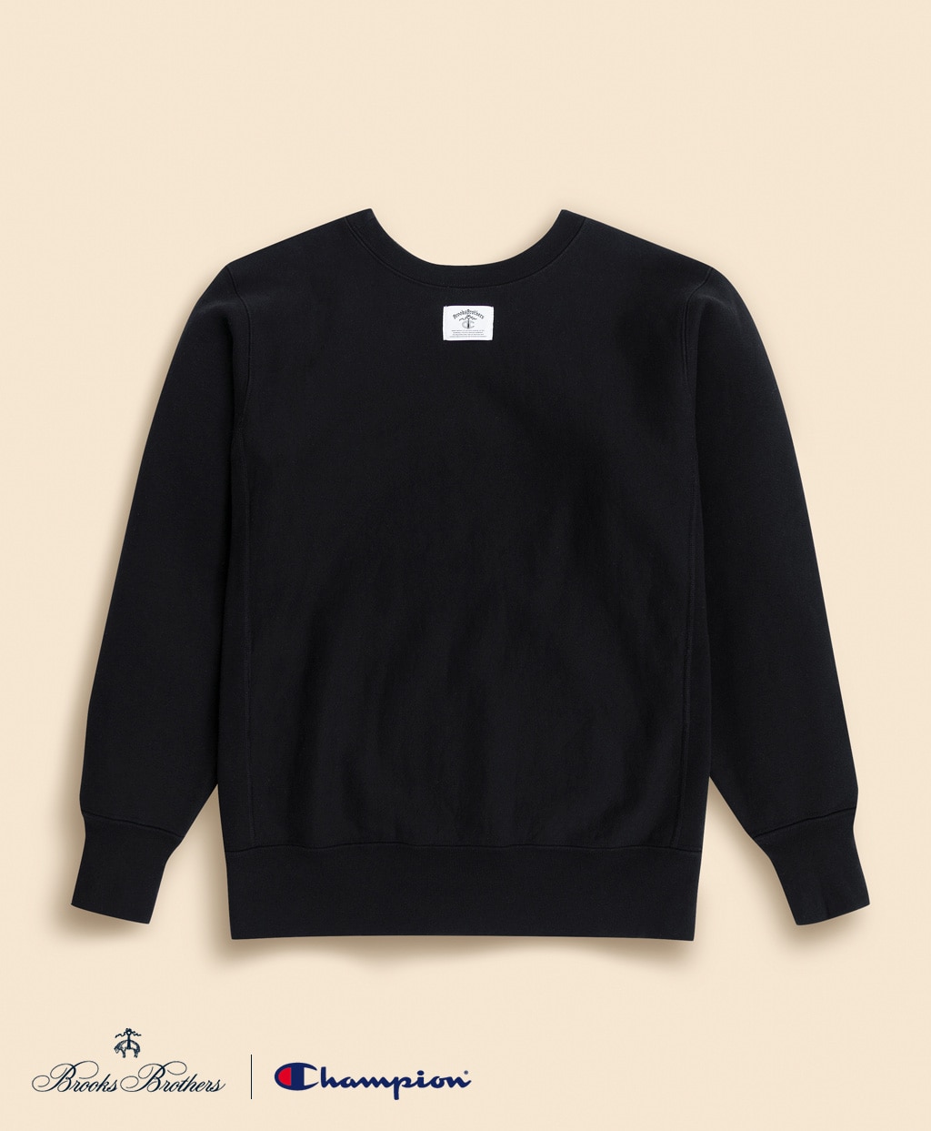 Brooks Brothers×Champion　USAコットン　ラバープリントロゴ　スウェットシャツ　Made in USA2
