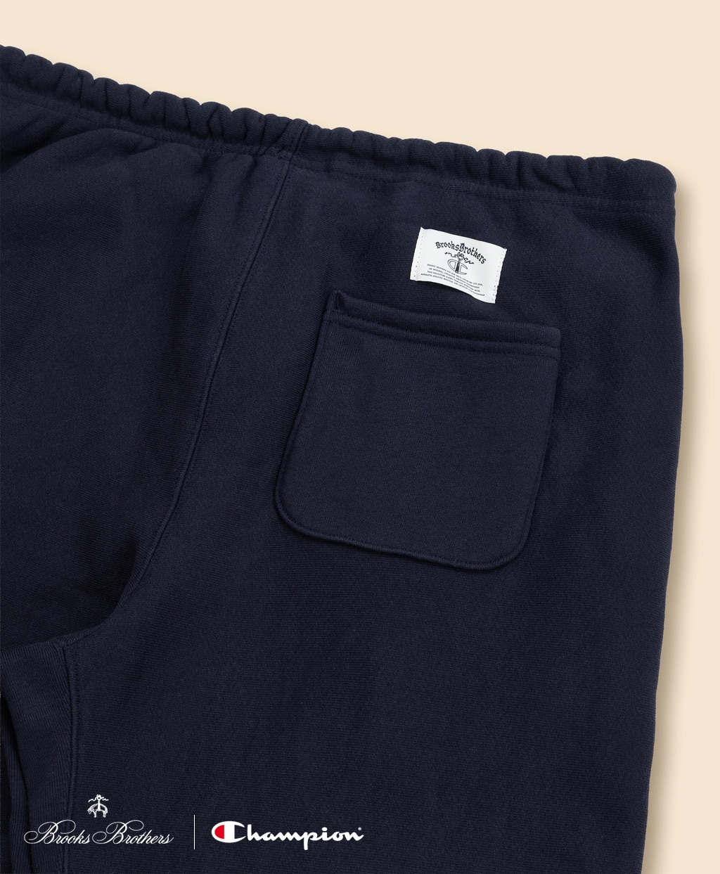 Brooks Brothers×Champion　USAコットン　ラバープリントロゴ　スウェットパンツ　Made in USA5