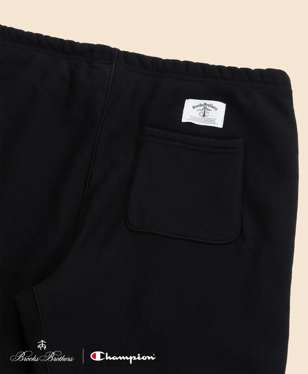 Brooks Brothers×Champion　USAコットン　ラバープリントロゴ　スウェットパンツ　Made in USA5