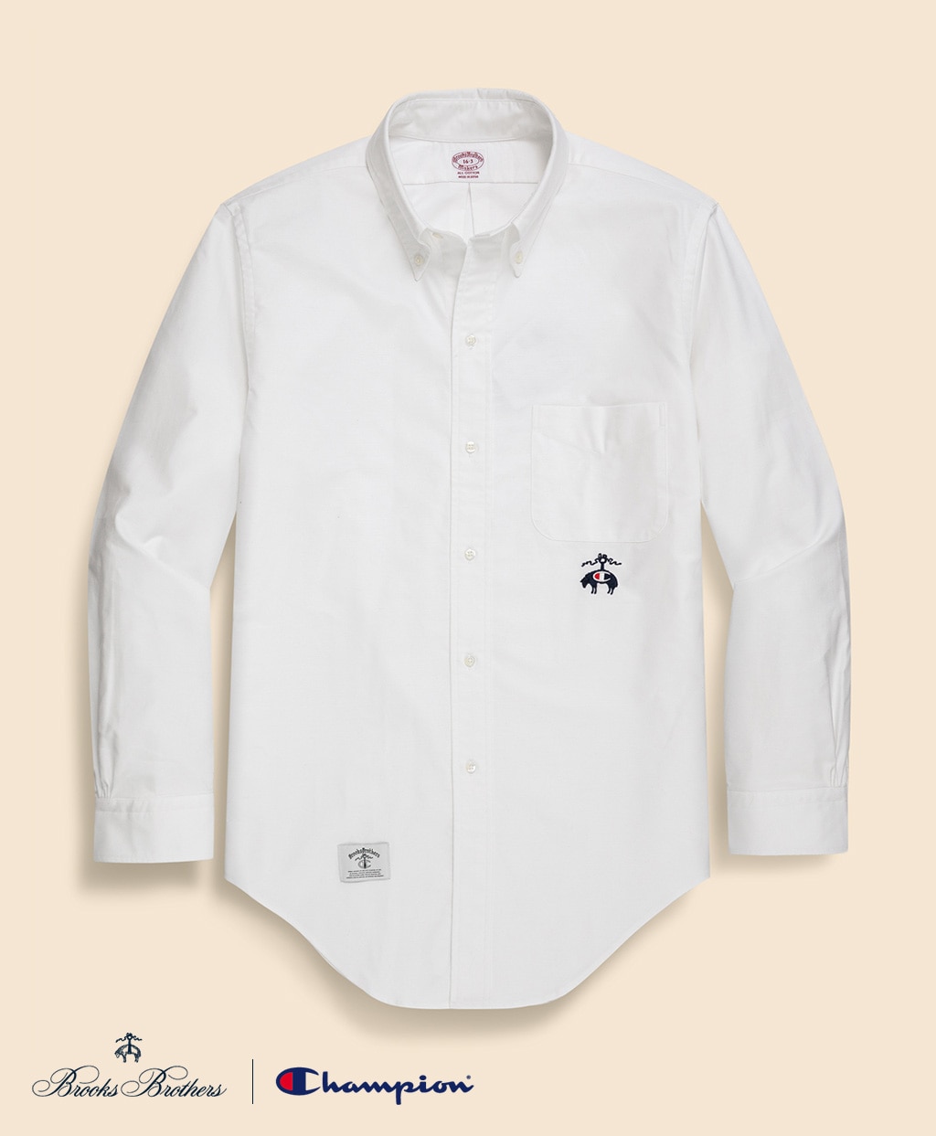 Brooks Brothers×Champion　スーピマコットン　オックスフォード　6つ釦　ボタンダウンシャツ1