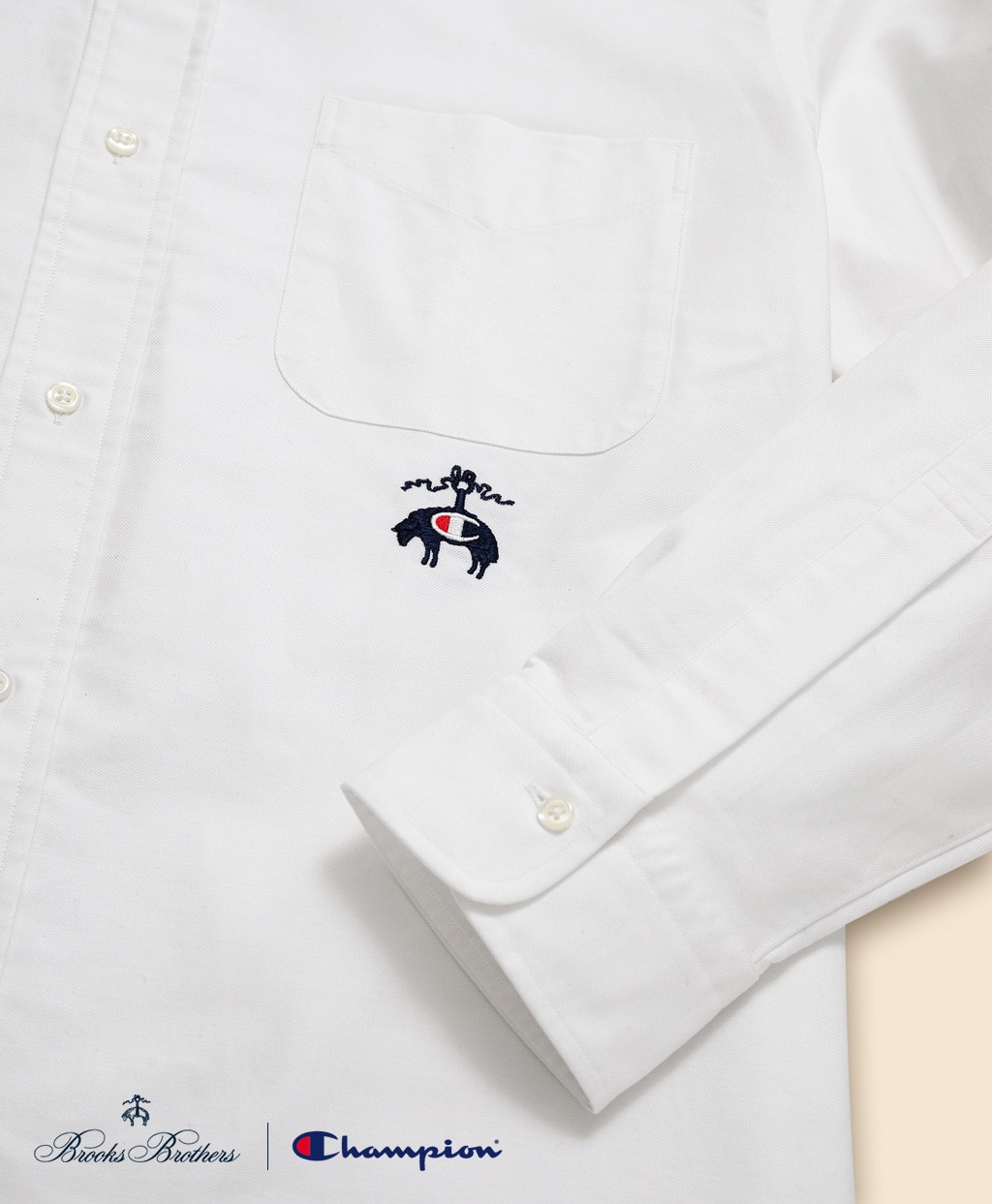 Brooks Brothers×Champion　スーピマコットン　オックスフォード　6つ釦　ボタンダウンシャツ2