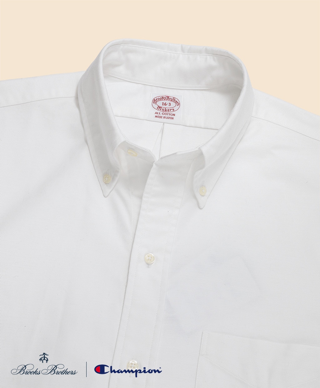 Brooks Brothers×Champion　スーピマコットン　オックスフォード　6つ釦　ボタンダウンシャツ4