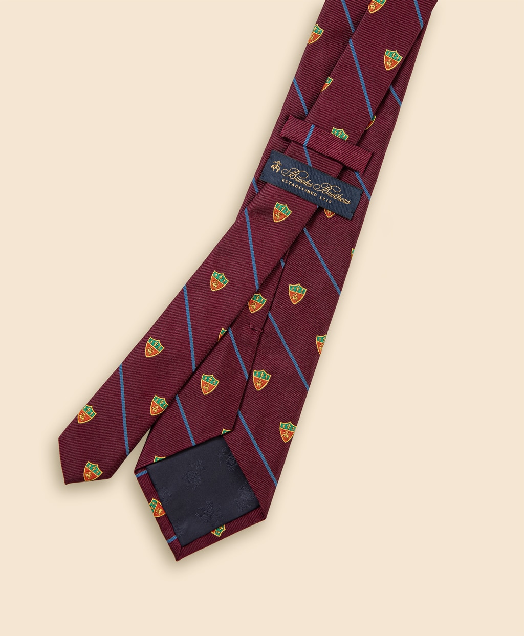 シルク　クレスト　BB#3ストライプ　レップタイ2