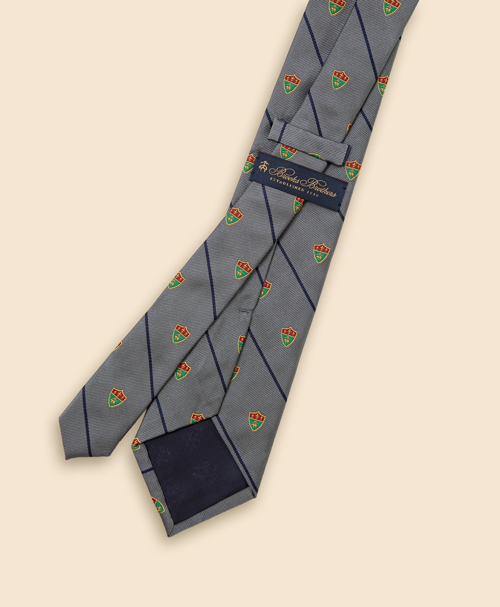 シルク　クレスト　BB#3ストライプ　レップタイ2