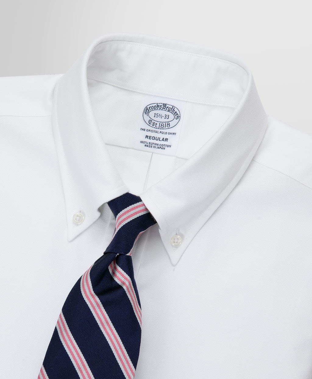【刺しゅう対象ドレス&シャンブレーシャツ】スーピマコットン　オックスフォード　ドレスシャツ　Regular Fit5