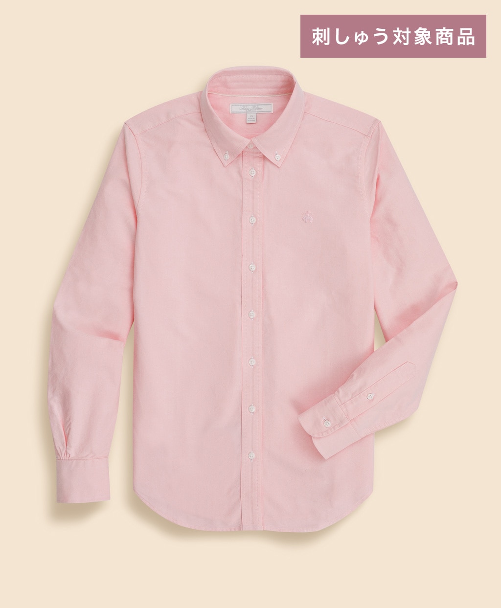 【刺しゅう対象GFロゴ入りウィメンズシャツ】オックスフォード　GFロゴ　ボタンダウンシャツ　Classic Fit1
