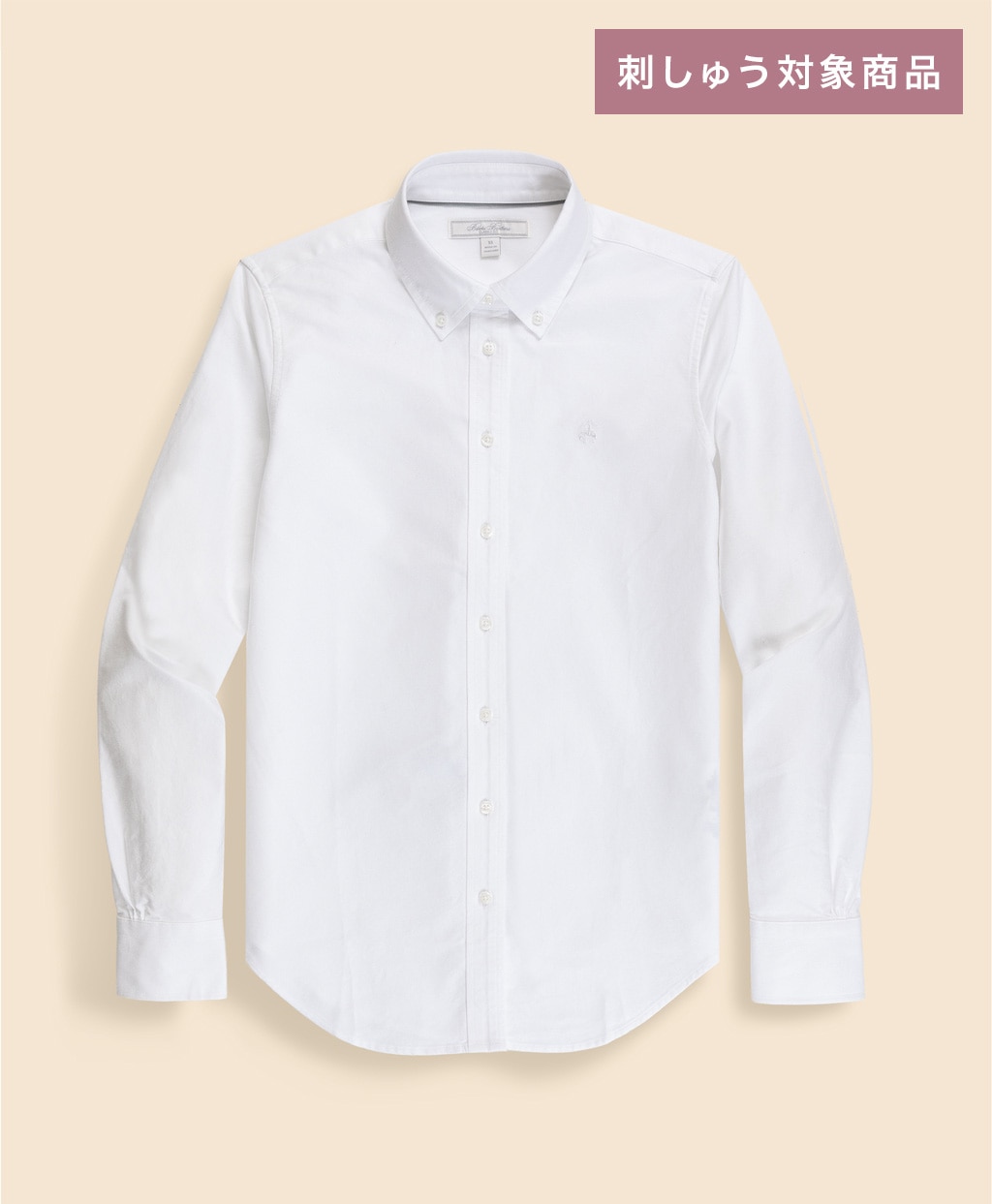【刺しゅう対象GFロゴ入りウィメンズシャツ】オックスフォード　GFロゴ　ボタンダウンシャツ　Classic Fit1