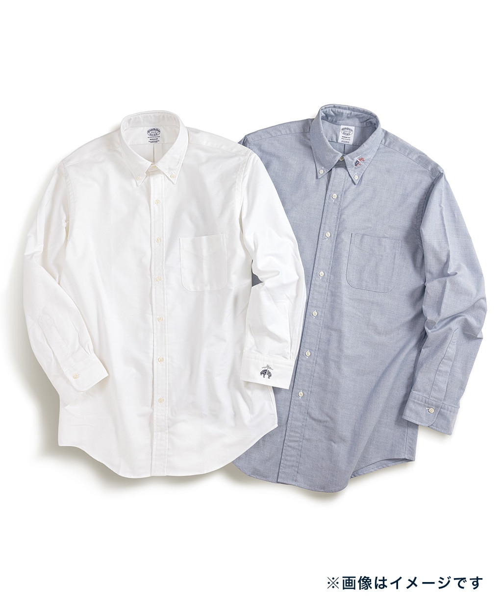 【刺しゅう対象GFロゴ入りウィメンズシャツ】オックスフォード　GFロゴ　ボタンダウンシャツ　Classic Fit6