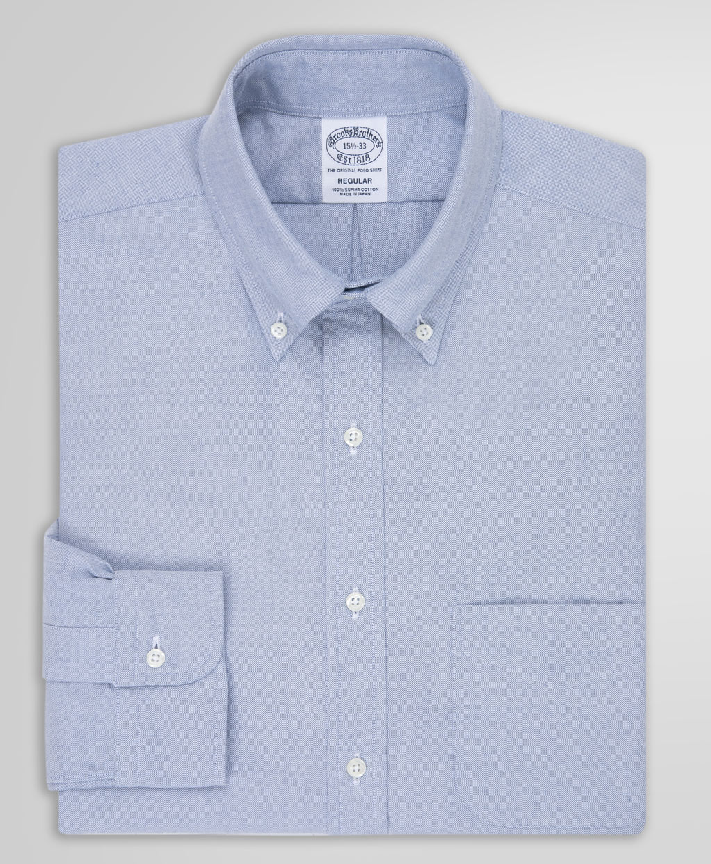 【プリント対象メンズドレスシャツ】 スーピマコットン オックスフォード ドレスシャツ Regular Fit3