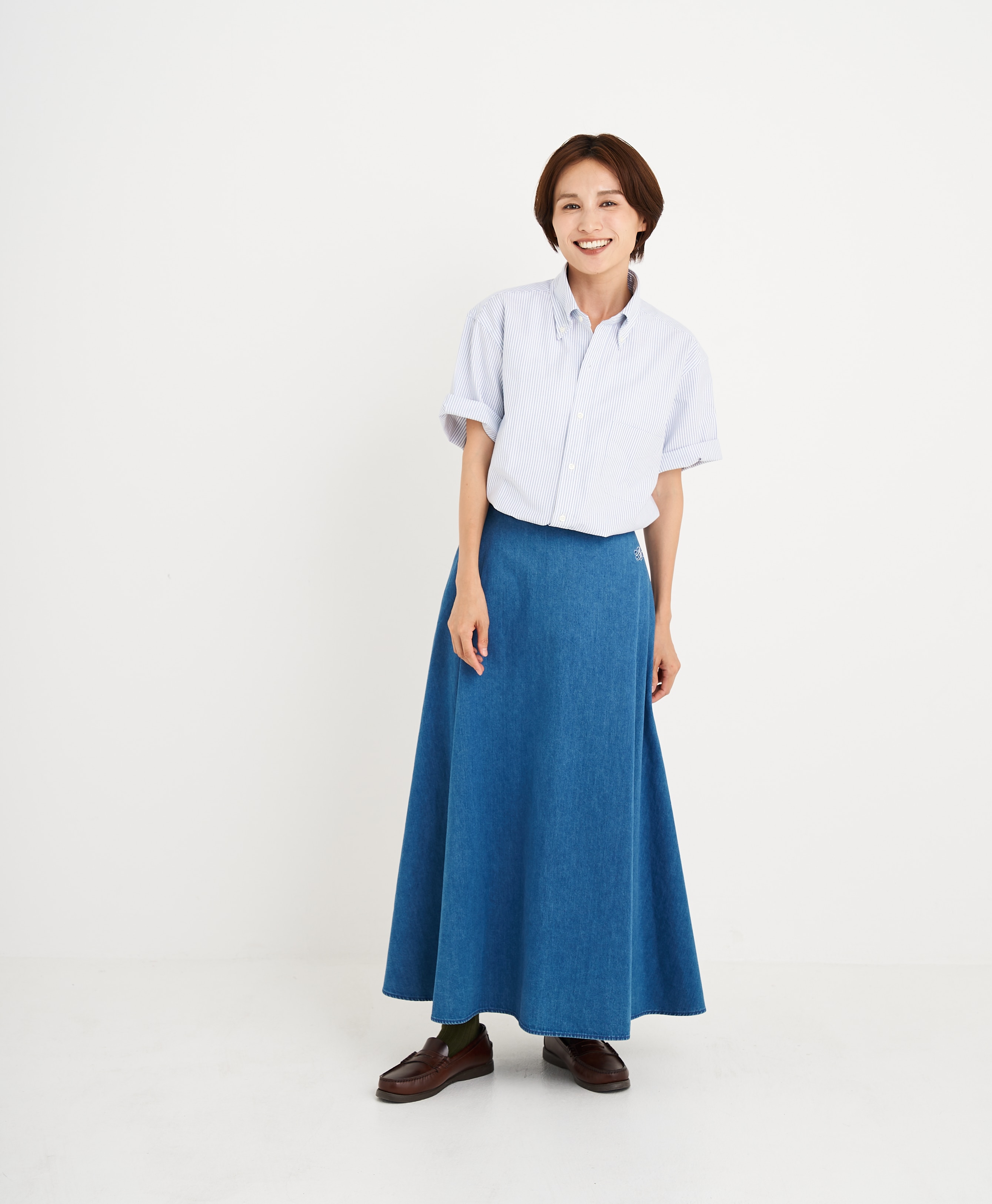 【プリント対象メンズドレスシャツ】 スーピマコットン オックスフォード ショートスリーブ ドレスシャツ Regular Fit18
